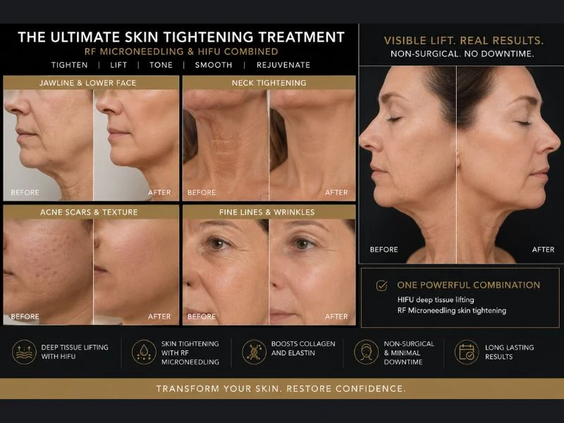 Results of combined treatment for the ultimate skin tightening treatment Alton